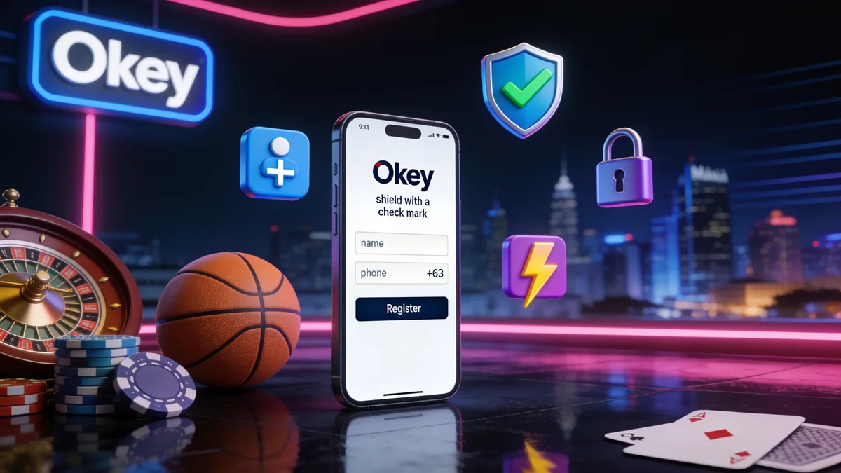 How to Register an OKBet Account — okey bet in the Philippines